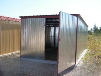 Garaż Blaszany 2m x 3m ocynkowany ogniowo - 2