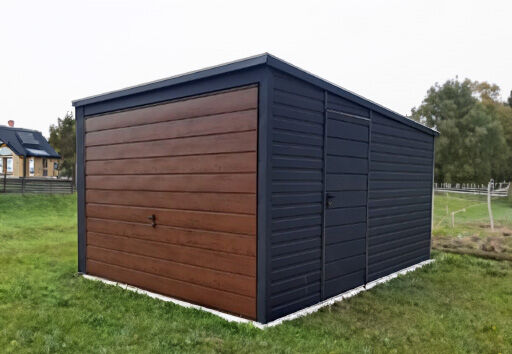 Garaż 3 x 5 z blachy powlekanej