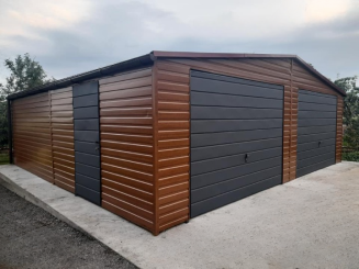 Garaż dwuspadowy podwójny Premium - 2