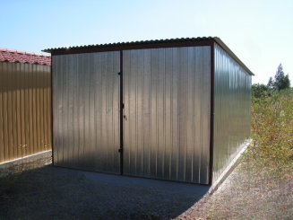 Garaż Blaszany 3m x 6m Blacha ocynkowana - 2